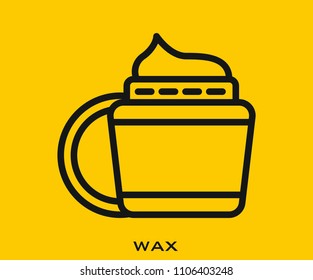 Wax icon signs