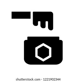 Wax icon. Trendy Wax logo concept on white background from Hygiene collection. Suitable for use on web apps, mobile apps and print media.