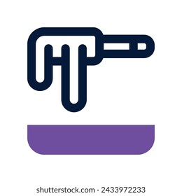 wax icon. vector dual tone icon for your website, mobile, presentation, and logo design.