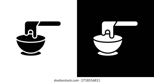 Ilustración vectorial de iconos de cera - iconos de vector de estilo negro de alta calidad