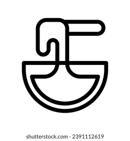 wax line icon illustration vector graphic. Simple element illustration vector graphic, suitable for app, websites, and presentations isolated on white background