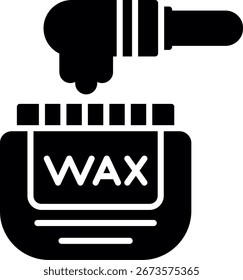 Vetor de design de ícone criativo novo Wax