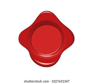 Wax seal vector illustration