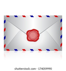 Wax sealed envelope 