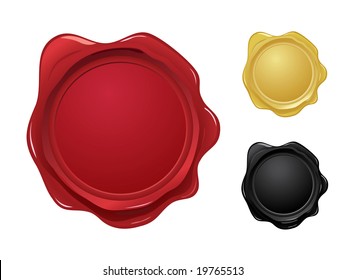 Wax seals (gradients only, no mesh)