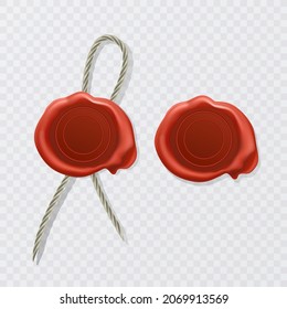 Sello de cera Etiqueta antigua de sobre grabado, formas redondeadas de dibujos animados medievales de maquillaje, precintos de cera de vela Formato vectorial
