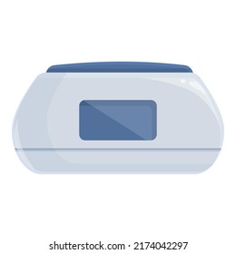 Wax therapy scales icon cartoon vector. Aroma candle. Footcare decoration