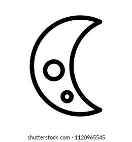 Waxing crescent moon