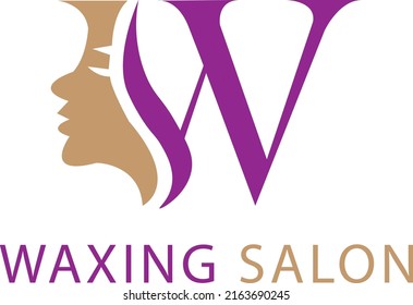 Waxing salon logo,
beauty salon logo