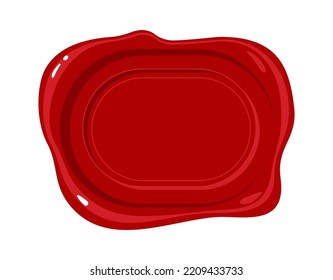 Waxing seal hand drawn illustration