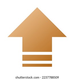 Up Way Arrow Icon Gradient