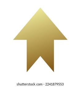Up Way Arrow Icon Gradient Vector