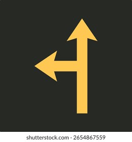 Way arrow trendy applicable important vector Illustration design delightful colorful background.eps