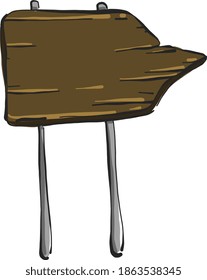 Conductor de la vía, ilustración, vector sobre fondo blanco.