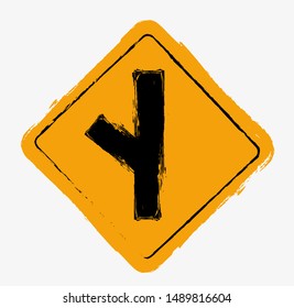 The way crossroad left to straight.