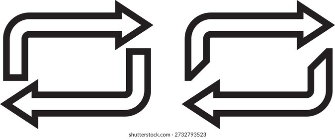 way direction arrow sign. Mega set of way direction arrow sign. Way sign. Road navigation arrows. Black Arrow Sign Direction Icon Set. Vector Image
