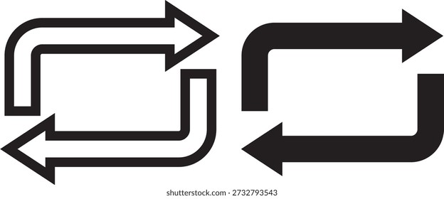 way direction arrow sign. Mega set of way direction arrow sign. Way sign. Road navigation arrows. Black Arrow Sign Direction Icon Set. Vector Image