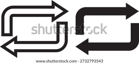 way direction arrow sign. Mega set of way direction arrow sign. Way sign. Road navigation arrows. Black Arrow Sign Direction Icon Set. Vector Image