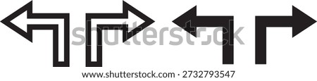 way direction arrow sign. Mega set of way direction arrow sign. Way sign. Road navigation arrows. Black Arrow Sign Direction Icon Set. Vector Image
