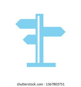 Way direction arrow, Wind direction Icon, road direction, road direction icon, vector illustration
