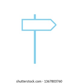 Way direction arrow, Wind direction Icon, road direction, road direction icon, vector illustration
