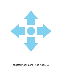 Way direction arrow, Wind direction Icon, road direction, road direction icon, vector illustration
