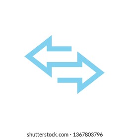 Way direction arrow, Wind direction Icon, road direction, road direction icon, vector illustration
