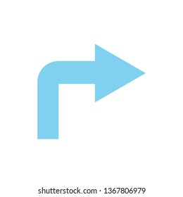 Way direction arrow, Wind direction Icon, road direction, road direction icon, vector illustration
