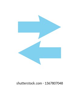 Way direction arrow, Wind direction Icon, road direction, road direction icon, vector illustration
