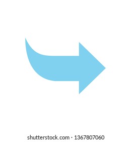 Way direction arrow, Wind direction Icon, road direction, road direction icon, vector illustration
