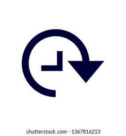 Way direction arrow, Wind direction Icon, road direction, road direction icon, vector illustration
