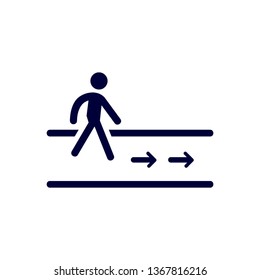 Way direction arrow, Wind direction Icon, road direction, road direction icon, vector illustration
