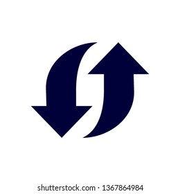 Way direction arrow, Wind direction Icon, road direction, road direction icon, vector illustration
