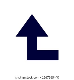 Way direction arrow, Wind direction Icon, road direction, road direction icon, vector illustration
