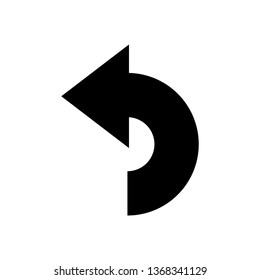 Way direction arrow, Wind direction Icon, road direction, road direction icon, vector illustration
