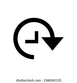 Way direction arrow, Wind direction Icon, road direction, road direction icon, vector illustration
