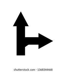 
Way direction arrow, Wind direction Icon, road direction, road direction icon, vector illustration
