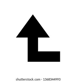Way direction arrow, Wind direction Icon, road direction, road direction icon, vector illustration
