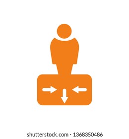 Way direction arrow, Wind direction Icon, road direction, road direction icon, vector illustration
