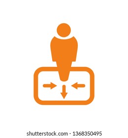 Way direction arrow, Wind direction Icon, road direction, road direction icon, vector illustration
