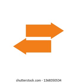 Way direction arrow, Wind direction Icon, road direction, road direction icon, vector illustration
