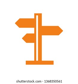 Way direction arrow, Wind direction Icon, road direction, road direction icon, vector illustration
