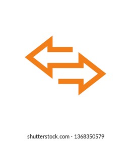 Way direction arrow, Wind direction Icon, road direction, road direction icon, vector illustration
