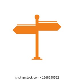 Way direction arrow, Wind direction Icon, road direction, road direction icon, vector illustration
