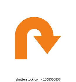 Way direction arrow, Wind direction Icon, road direction, road direction icon, vector illustration
