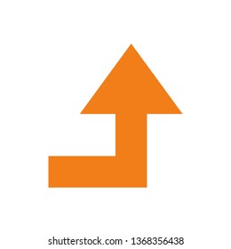 Way direction arrow, Wind direction Icon, road direction, road direction icon, vector illustration
