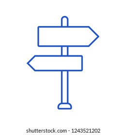 Way direction icon