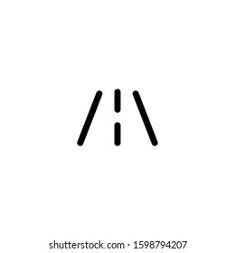 Way icon. Road symbol. Logo design element