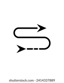 way icon, vector best flat icon.