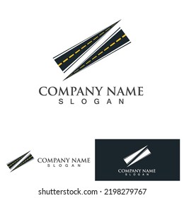 logotipo y símbolo de la vía Ilustración vectorial